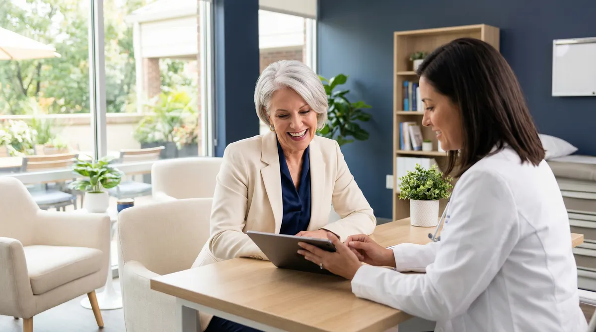 Watercolor illustration of cellular forms with protective shield imagery, representing cancer awareness and health protection