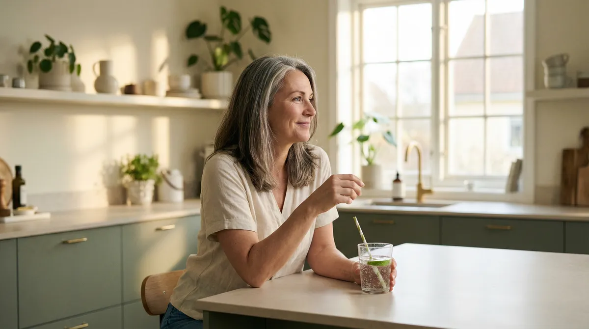Watercolor illustration of brain with dopamine pathways, representing the neuroscience of alcohol cravings